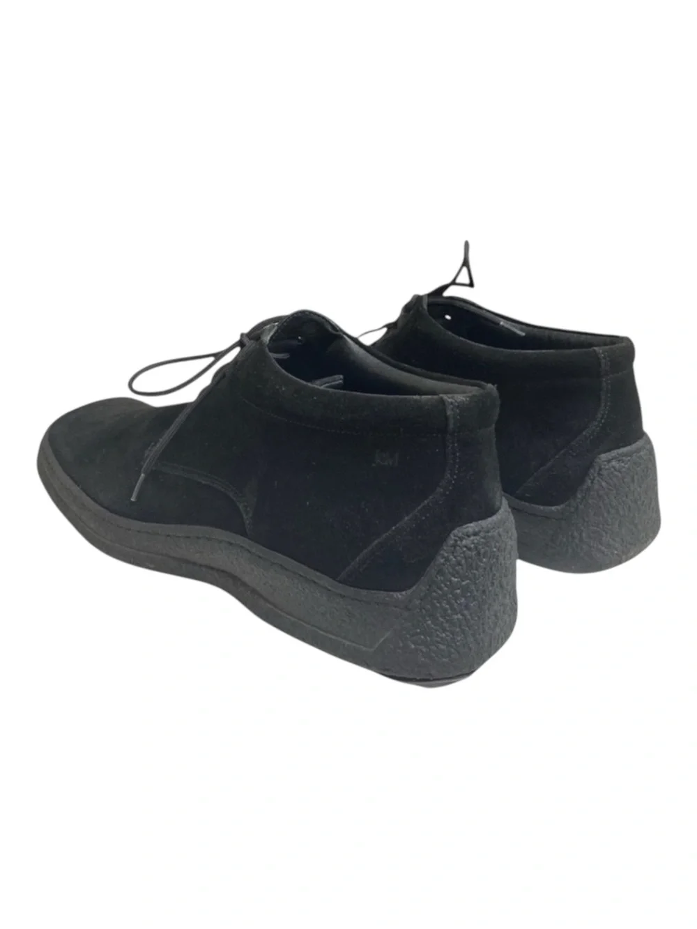 Johnston & Murphy ❁ Suede Lace Up Chukka Ankle Boots Handcrafted Shoe ❁ Black 11
